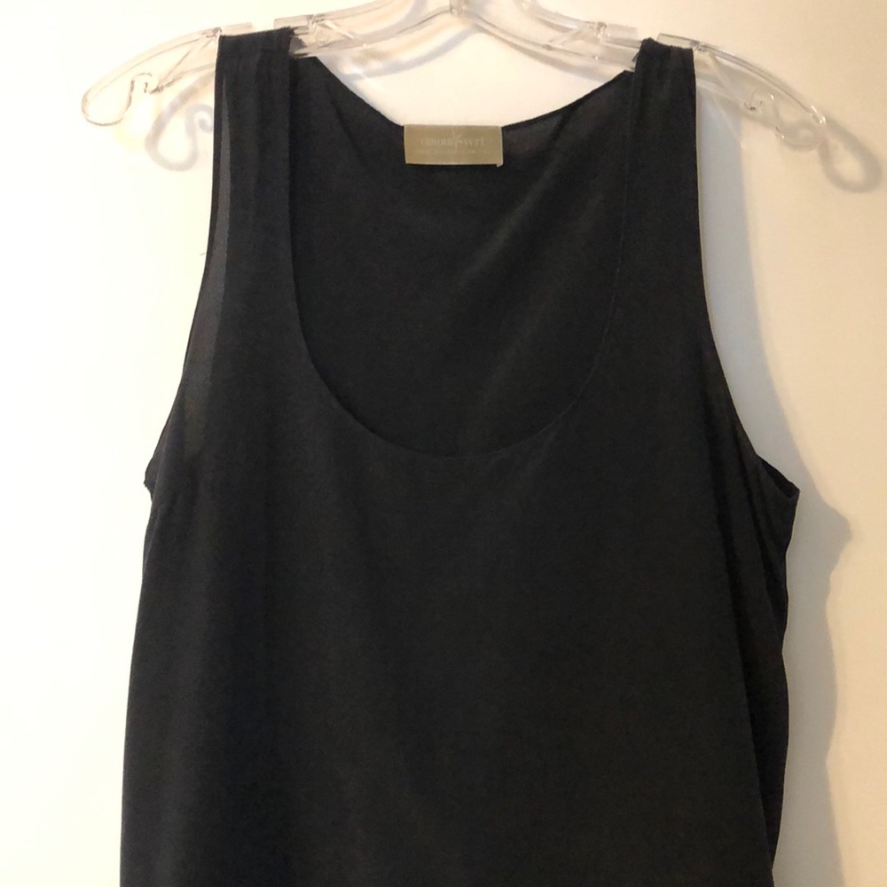 Amour Vert Silk Sleeveless Top